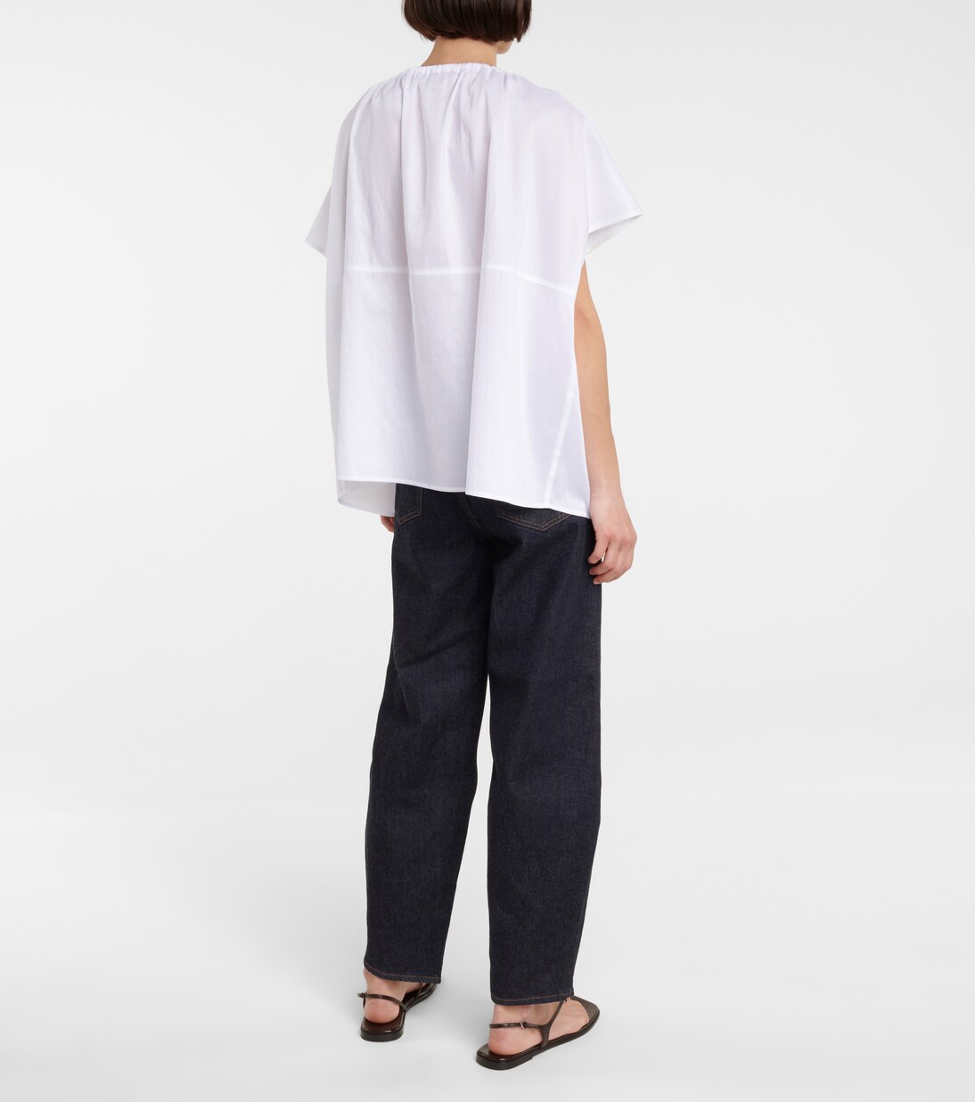 Blouse en coton mélangé | Toteme