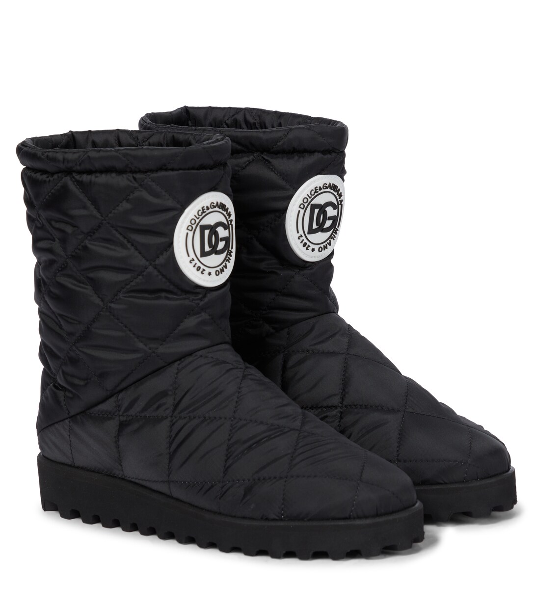 Quilted nylon snow boots | Dolce&Gabbana Kids