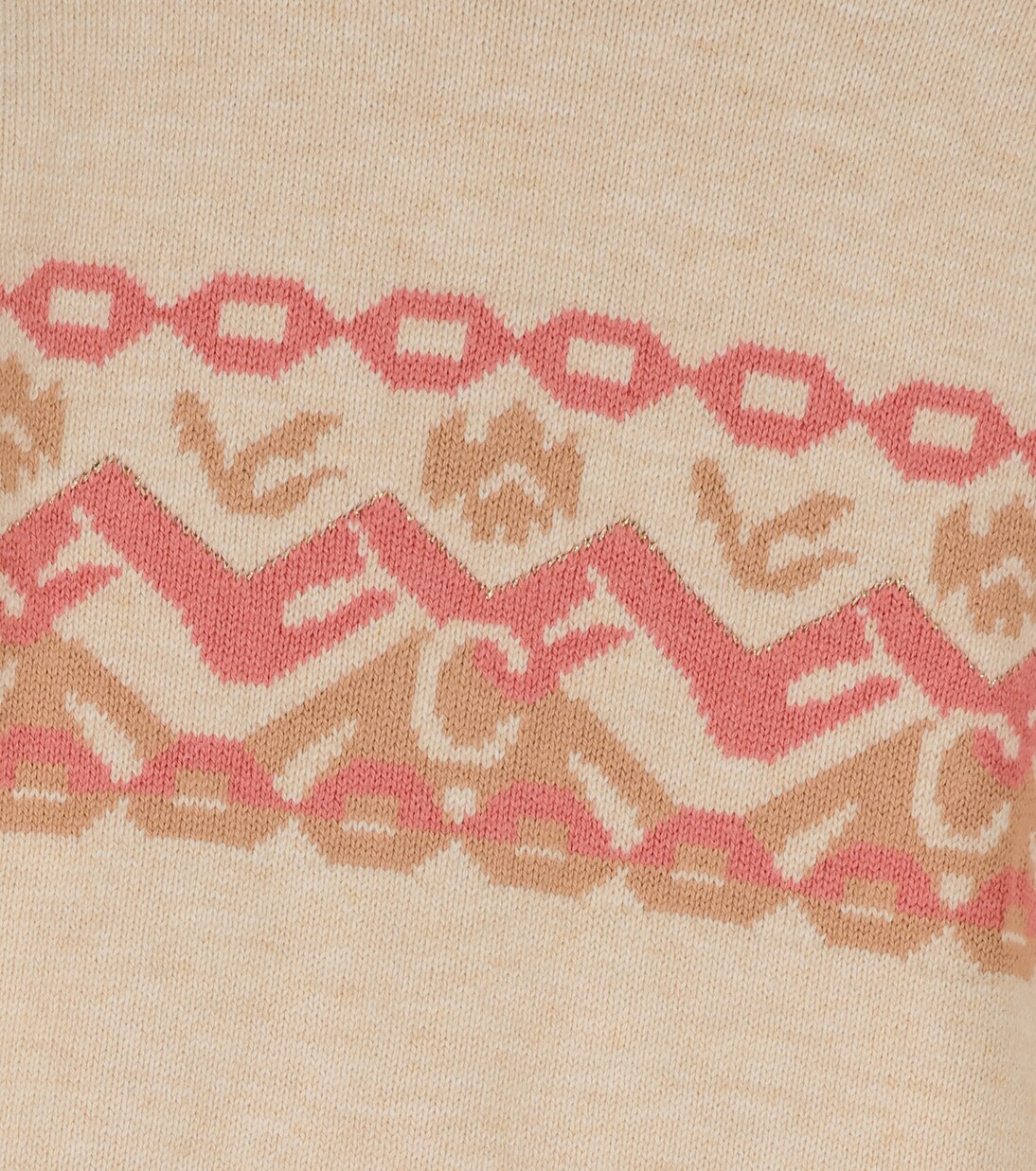 Cotton and wool intarsia sweater | Chloé Kids