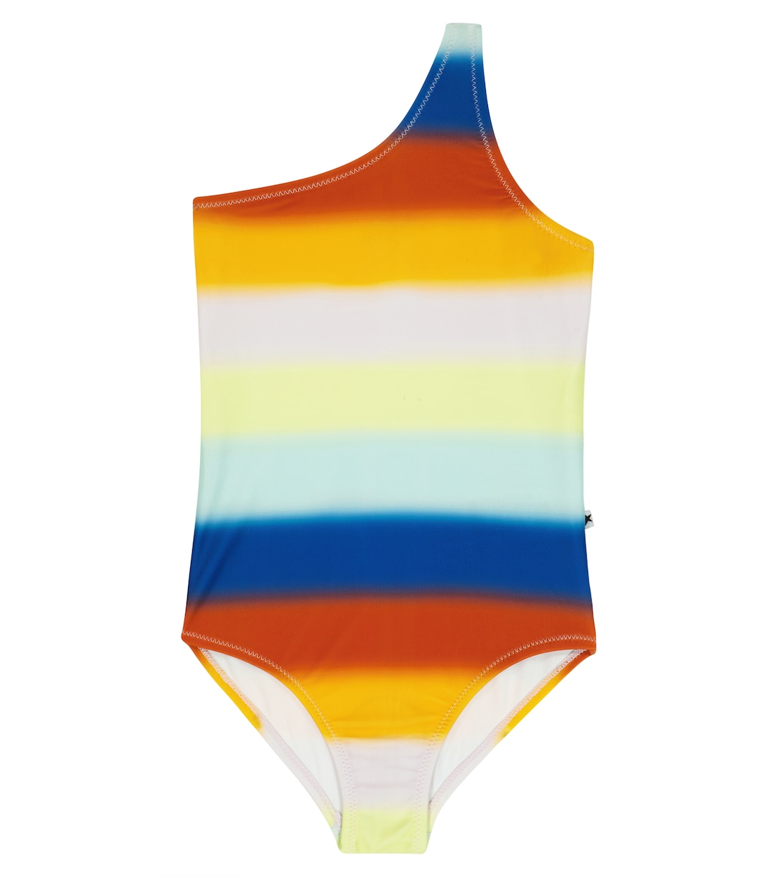 Nai one-shoulder striped swimsuit | Molo