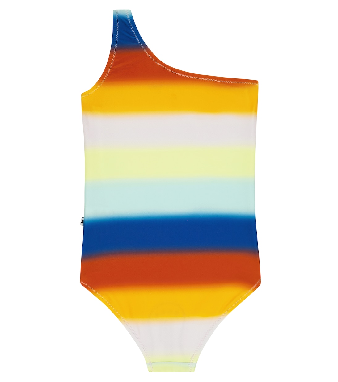 Nai one-shoulder striped swimsuit | Molo