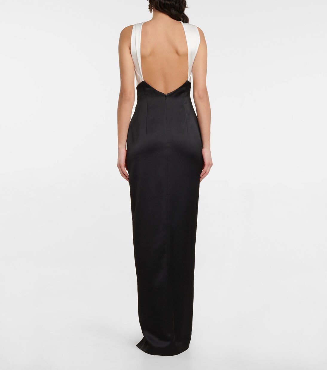 Robe aus Satin | Rasario