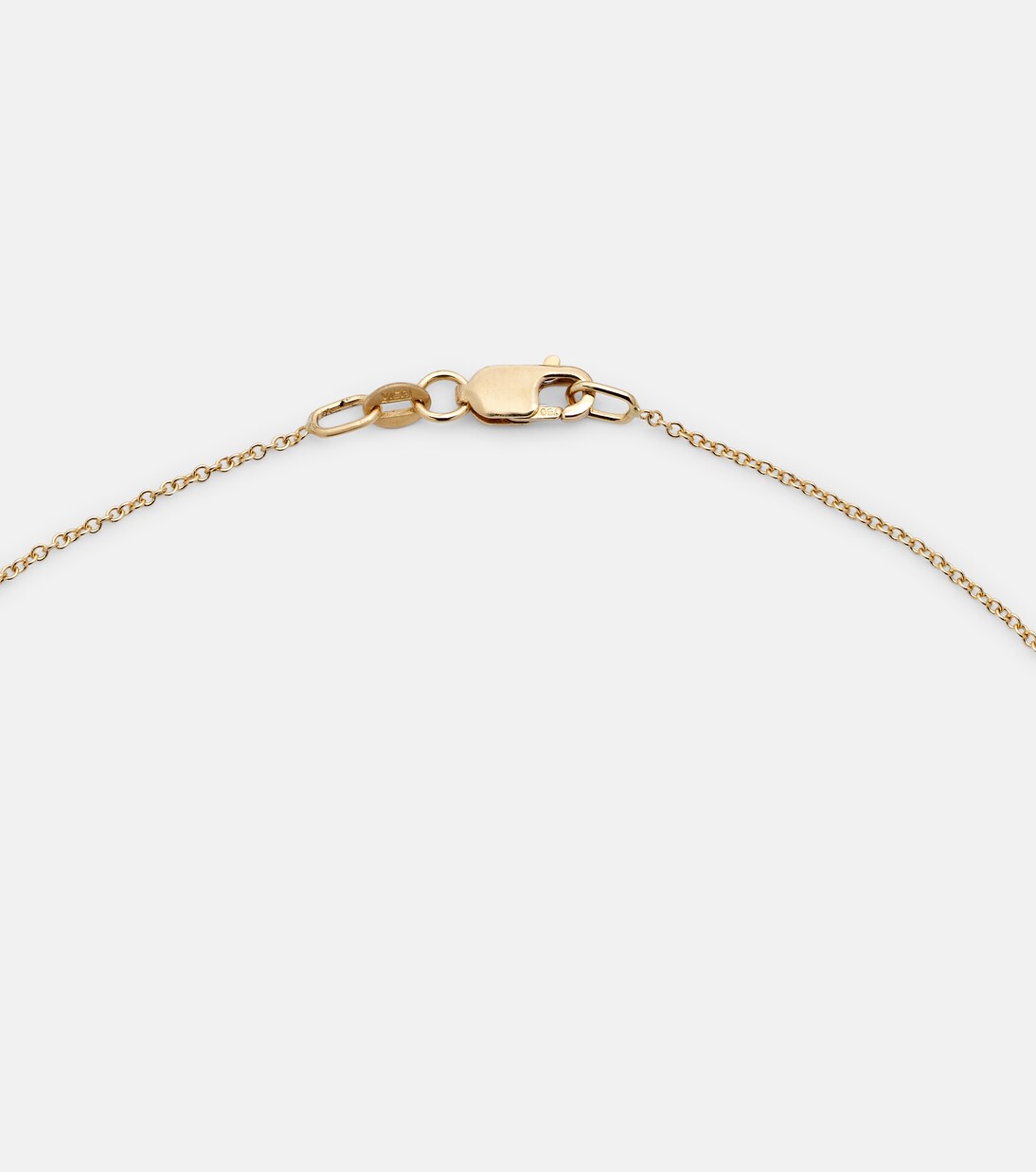 Mini Oval Eye 18kt gold necklace with diamonds | Ileana Makri