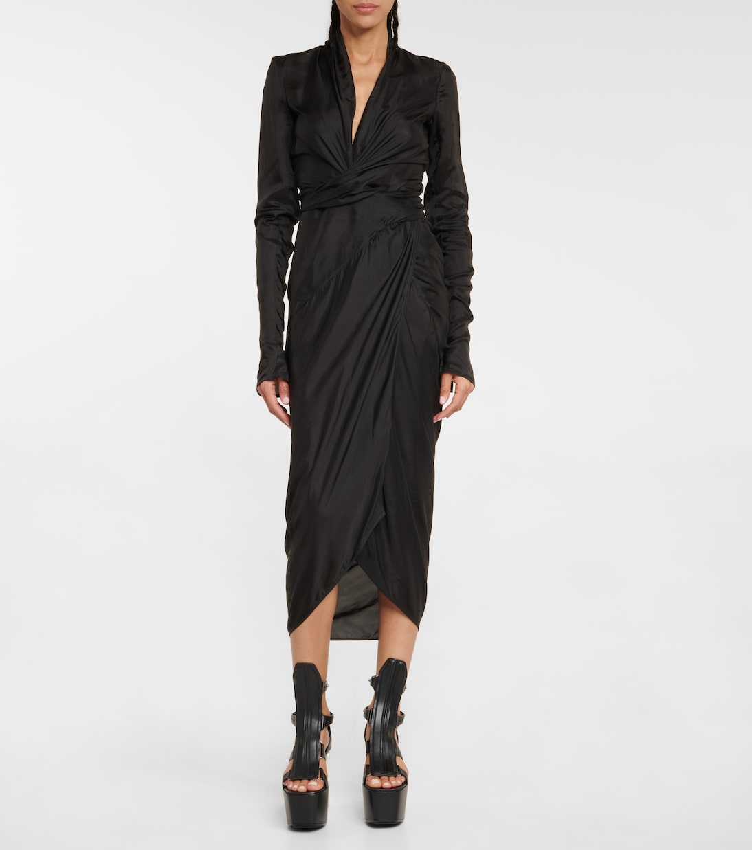 Plateausandalen aus Leder | Rick Owens