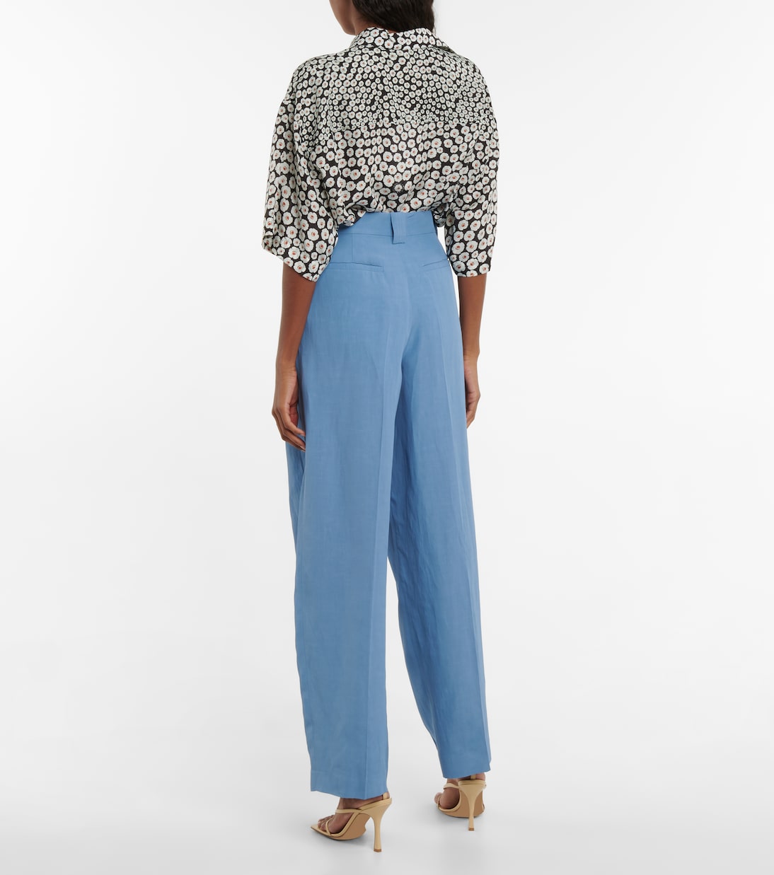 High-rise pleated pants | Stella McCartney