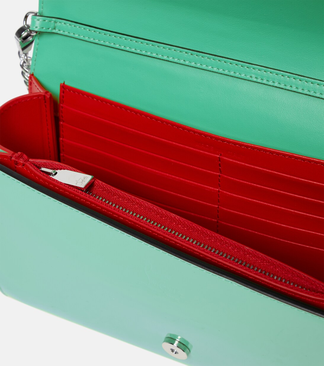 Verzierte Clutch Paloma Small aus Lackleder | Christian Louboutin