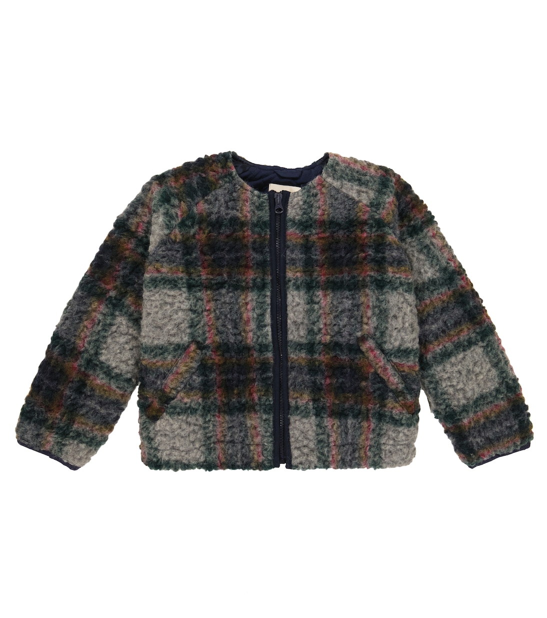 Danny checked wool-blend jacket | The New Society