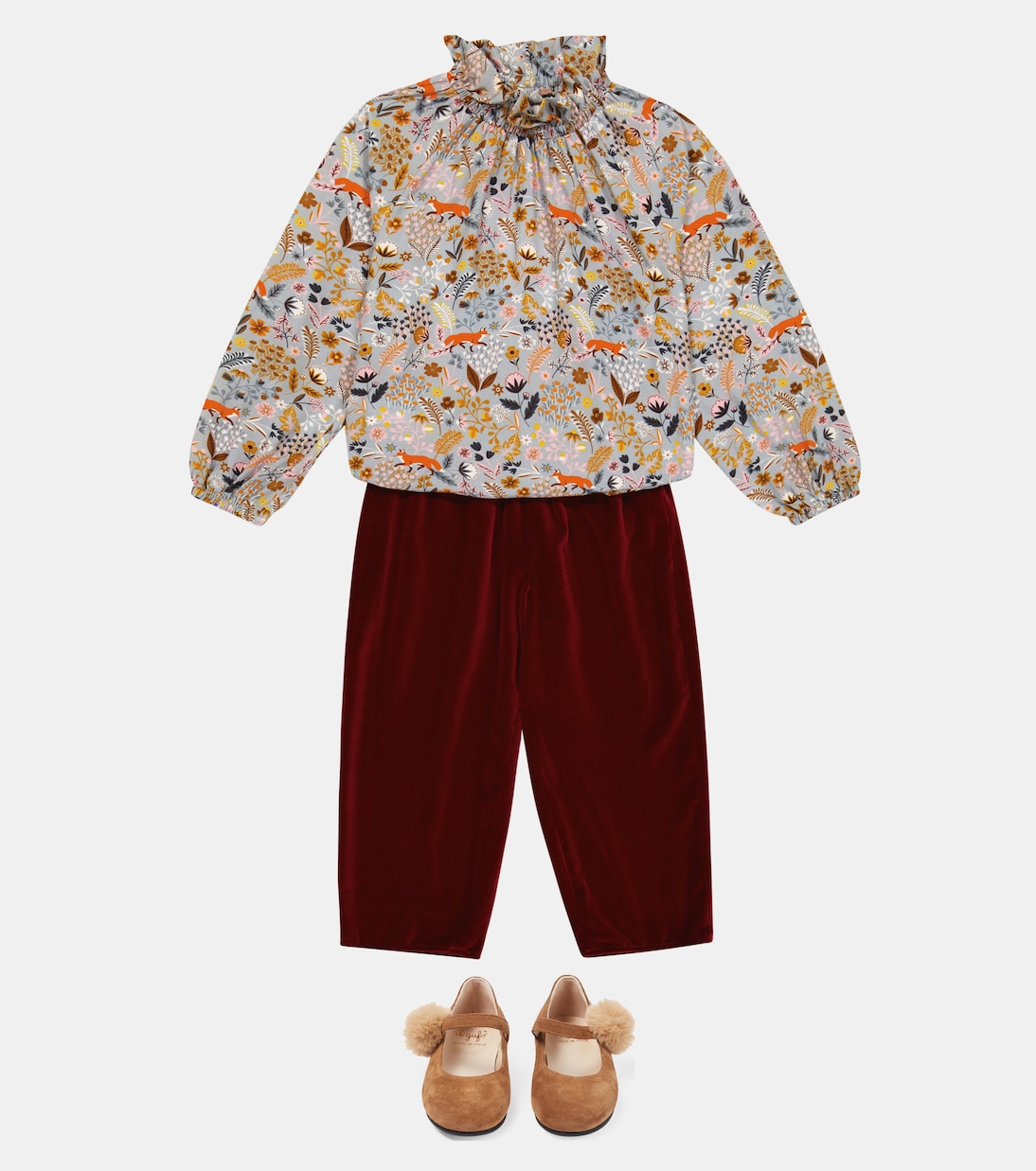 Suede ballet flats | Il Gufo