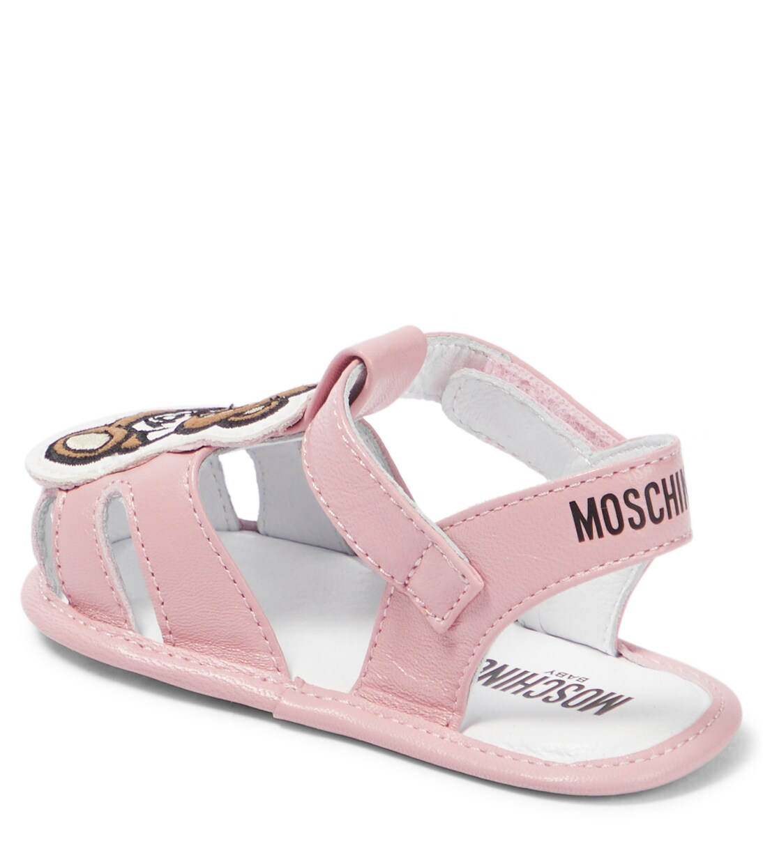Baby Teddy Bear leather sandals | Moschino Kids