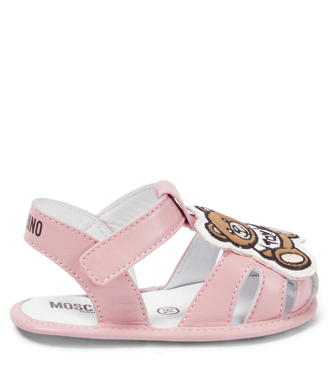 Baby Teddy Bear leather sandals | Moschino Kids