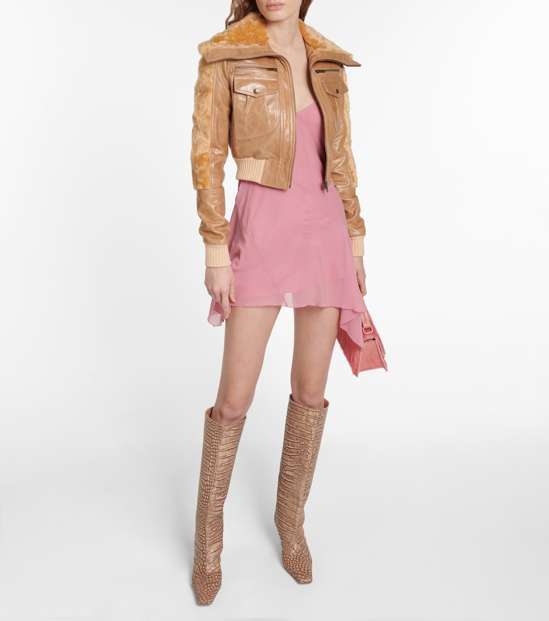 Robe Spira en soie mélangée | KNWLS