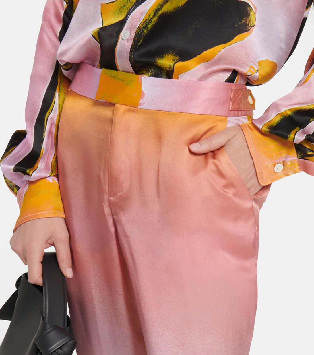 Bedruckte Hose Cruise aus Seide | Louisa Ballou