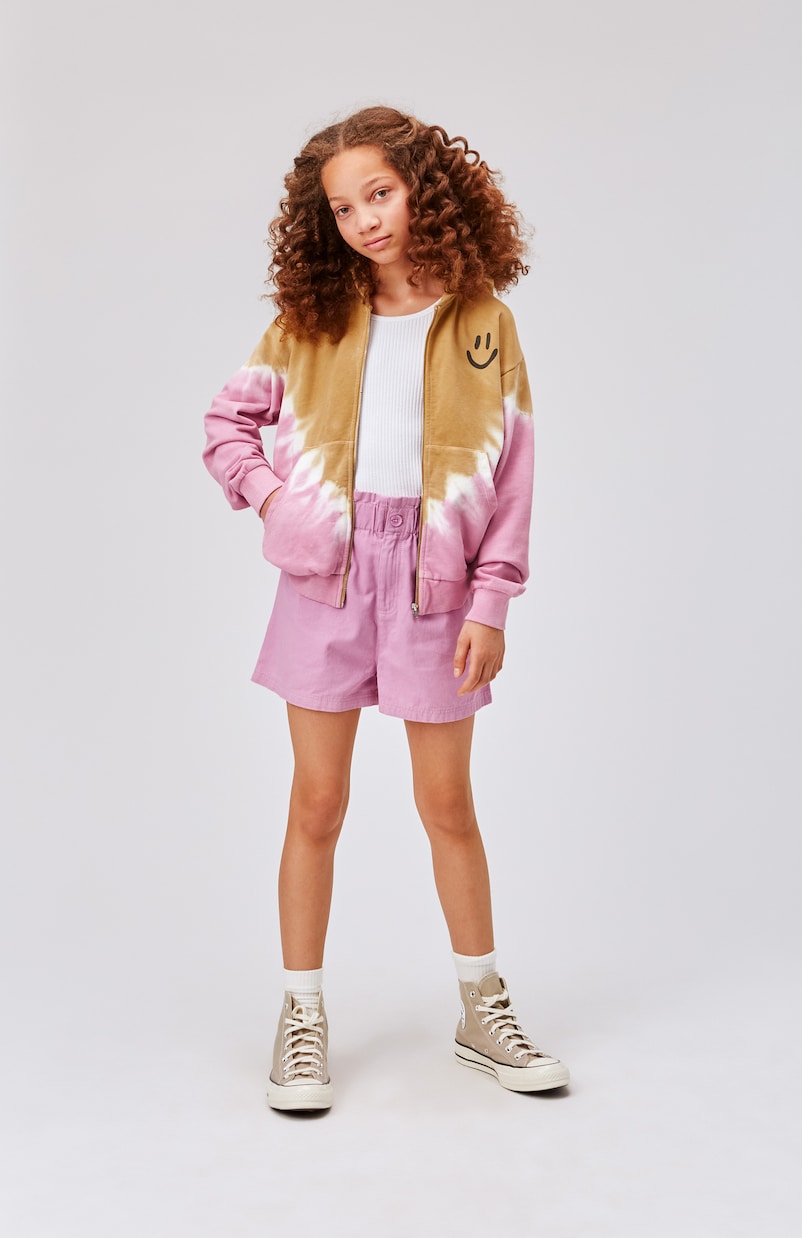 Sweat-shirt à capuche imprimé en coton | Molo