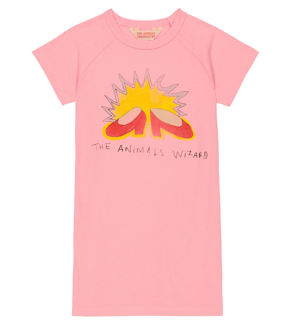 Robe t-shirt Gorilla imprimée en coton | The Animals Observatory