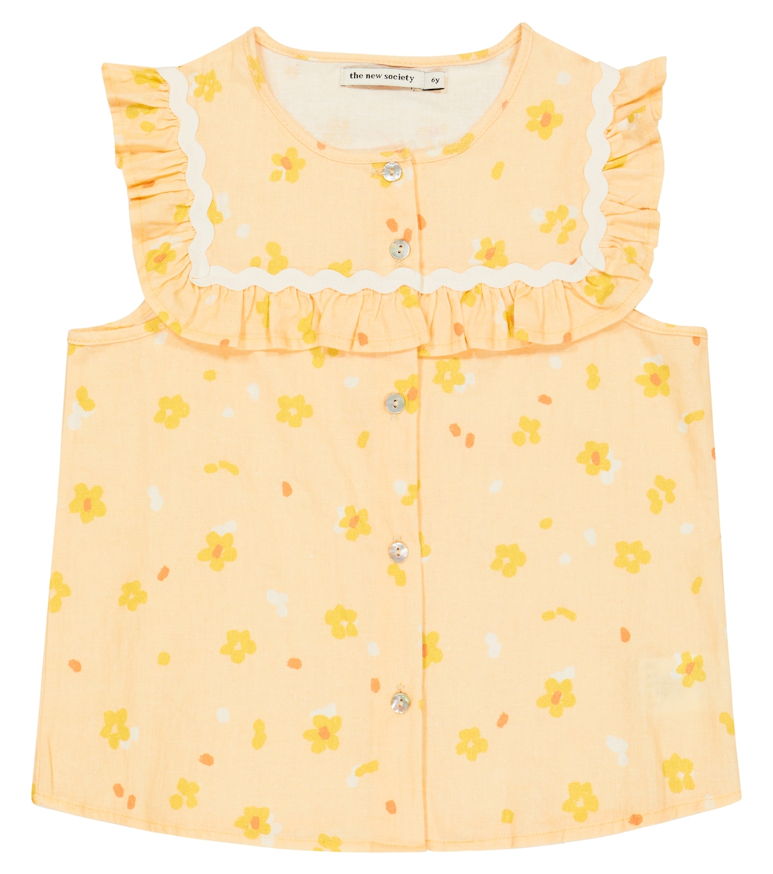 Limoncello linen and cotton top | The New Society