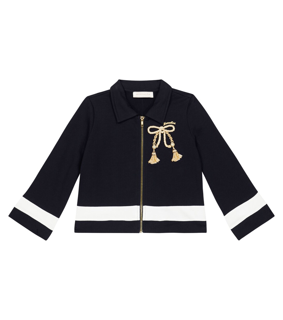 Veste brodée en coton | Monnalisa