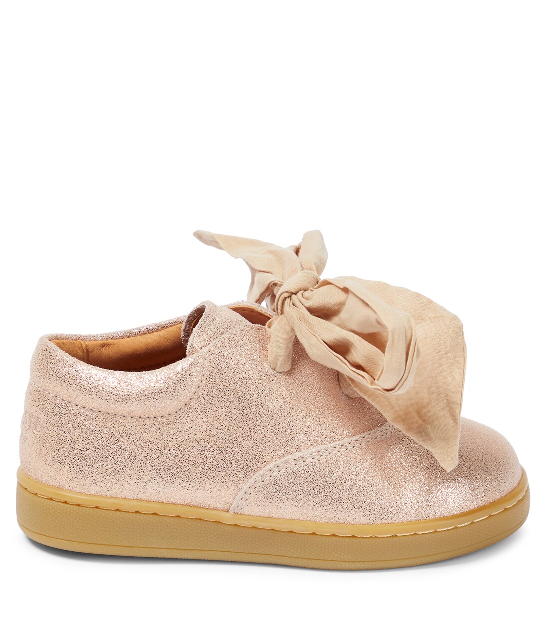 Emilia metallic leather Derby shoes | Donsje