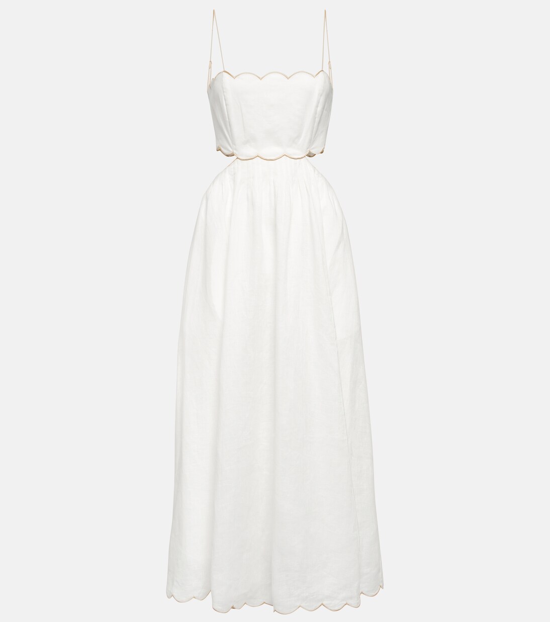 Robe midi Jude en lin | Zimmermann