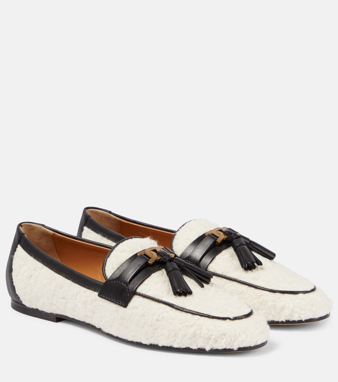 Loafers aus Bouclé und Leder | Tod's