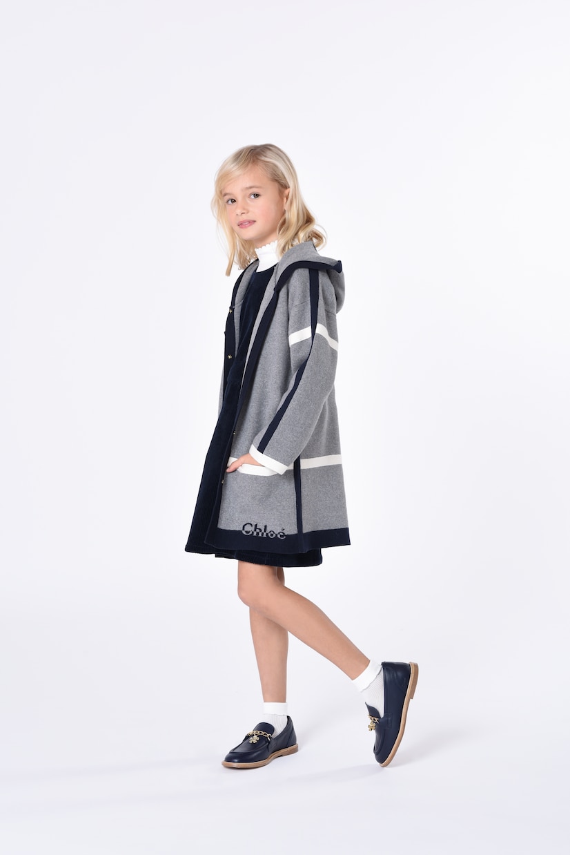 Cotton and wool coat | Chloé Kids