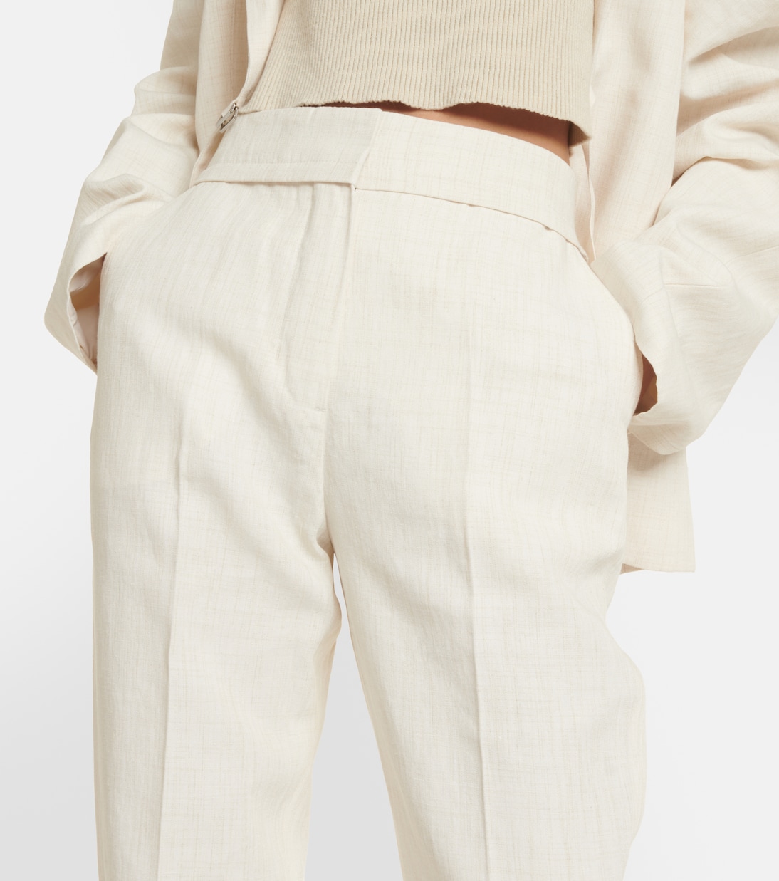 Pantaloni Tibau in misto lino | Jacquemus