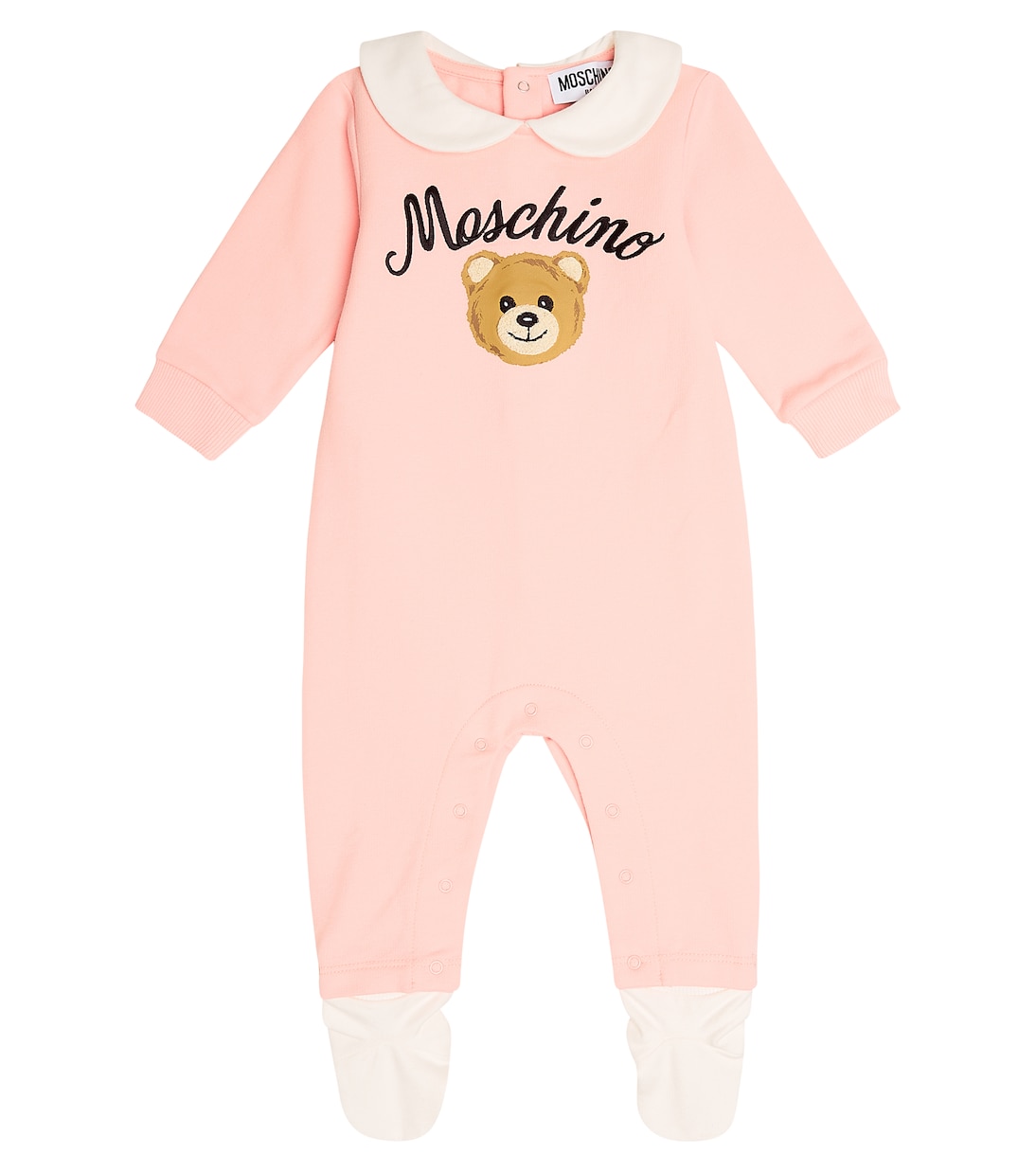 Baby - Tutina Teddy Bear in jersey di misto cotone | Moschino Kids