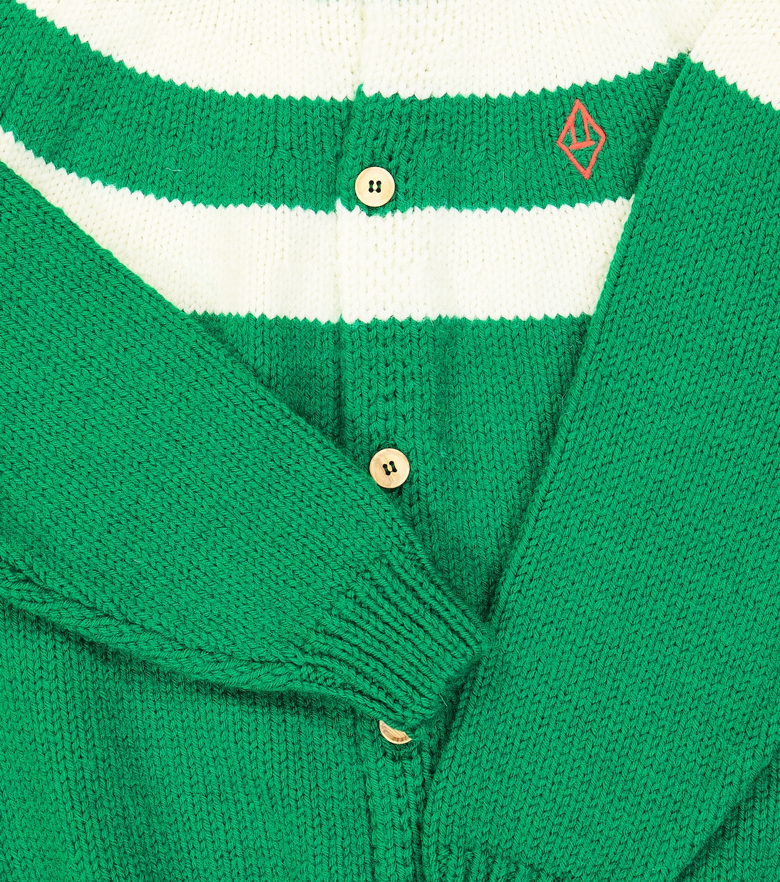 Toucan striped wool cardigan | The Animals Observatory