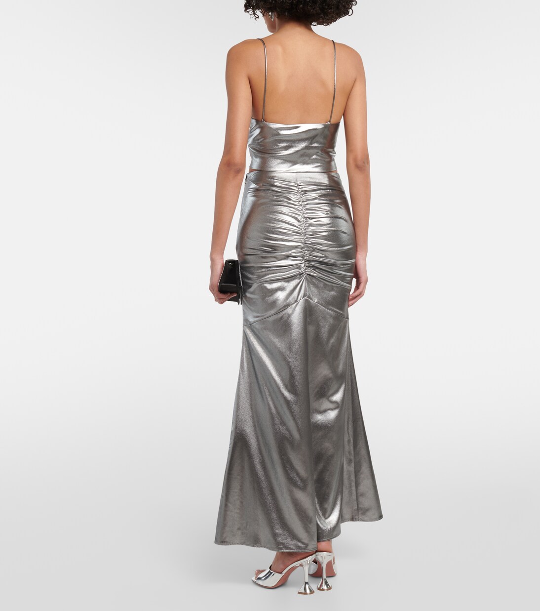 러치드 저지 맥시 스커트 | Rotate