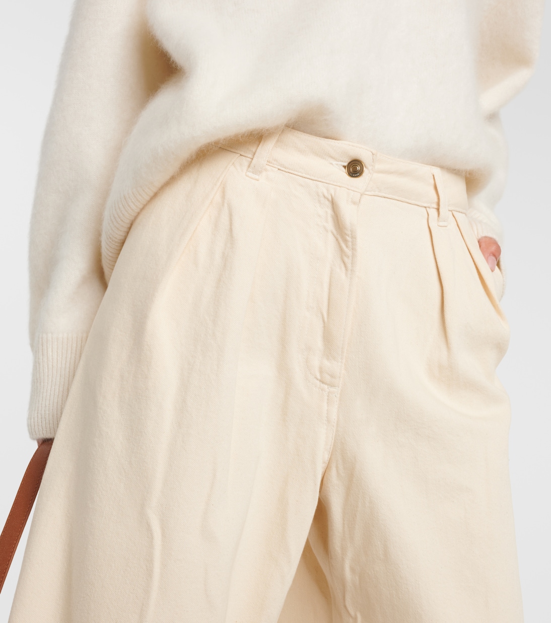 High-Rise Wide-Leg Jeans | Alanui