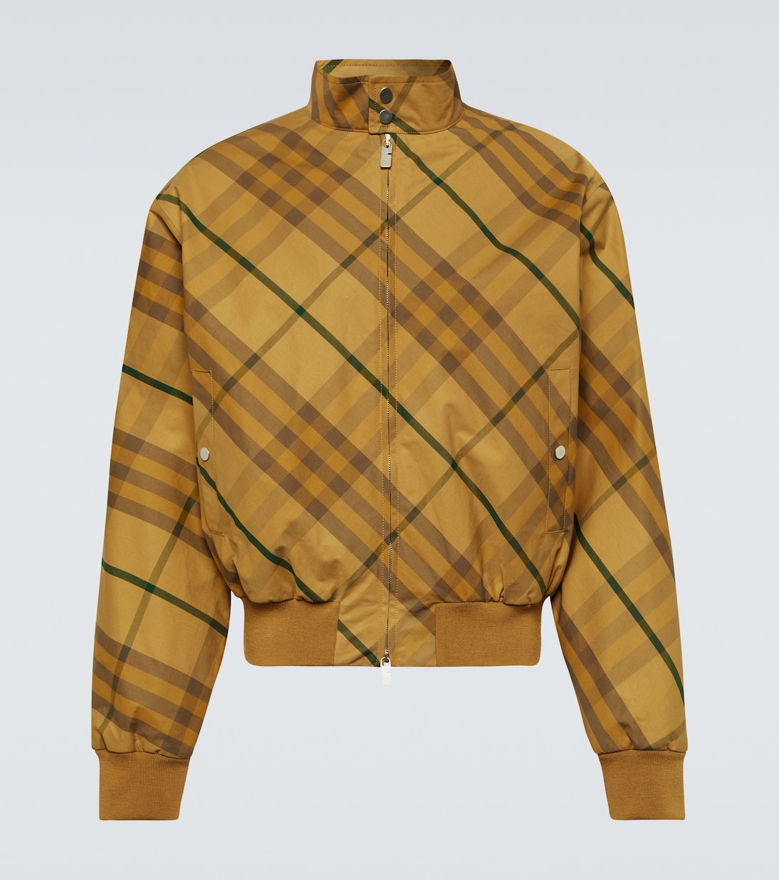 Burberry Check cotton twill bomber jacket | Burberry