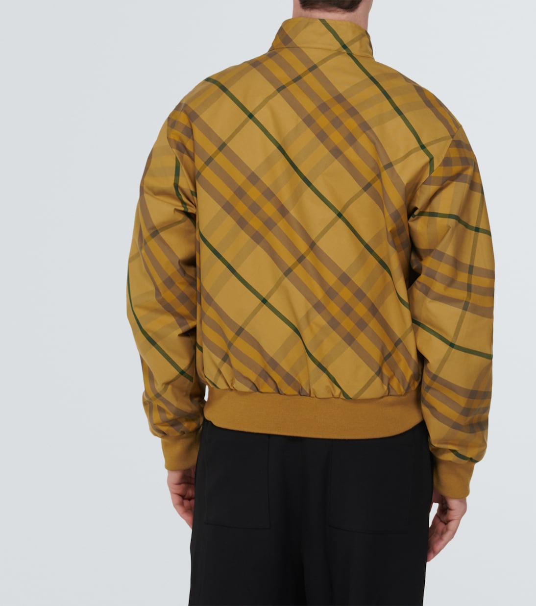 Burberry Check cotton twill bomber jacket | Burberry