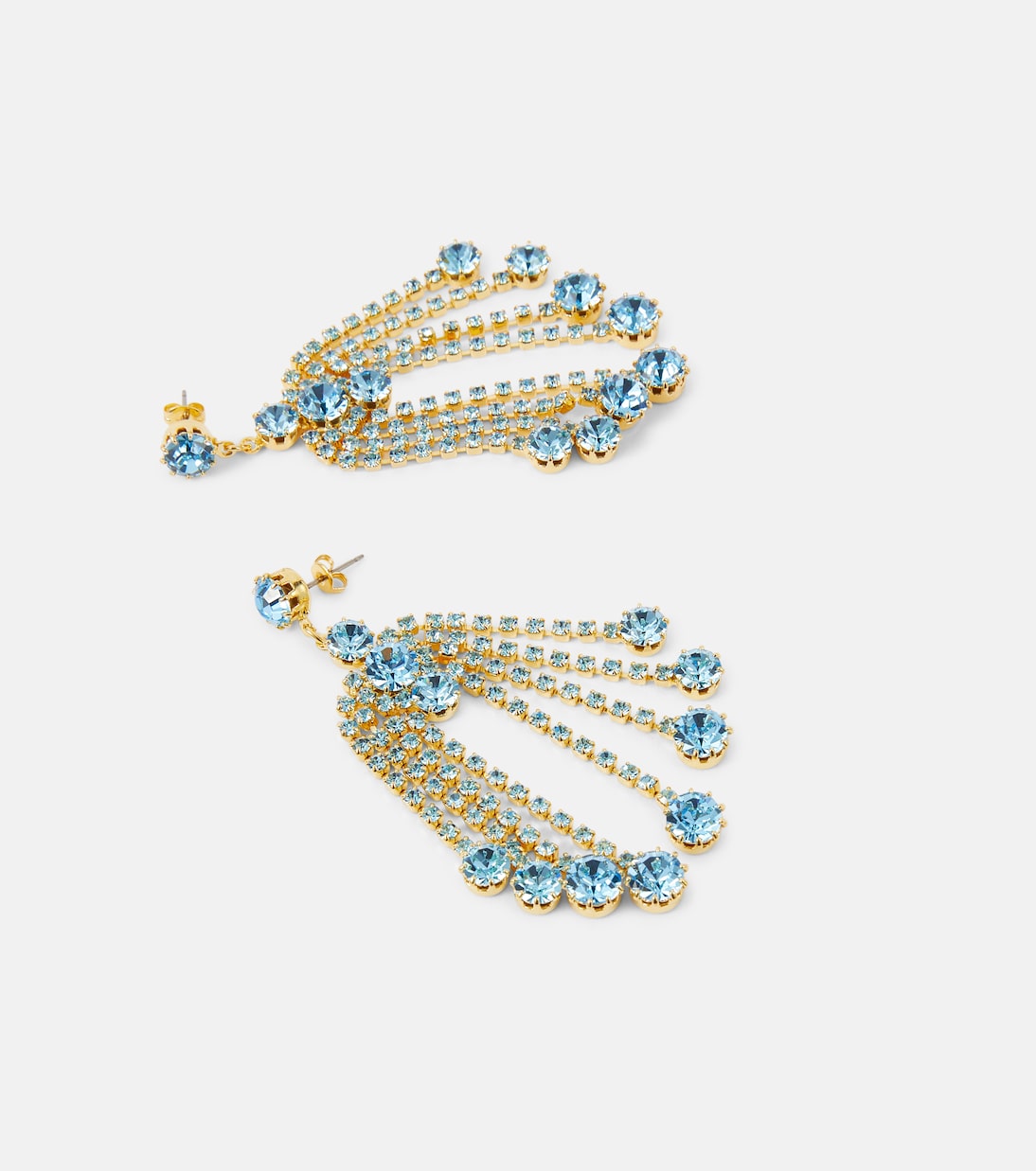 Crystal-embellished drop earrings | Magda Butrym