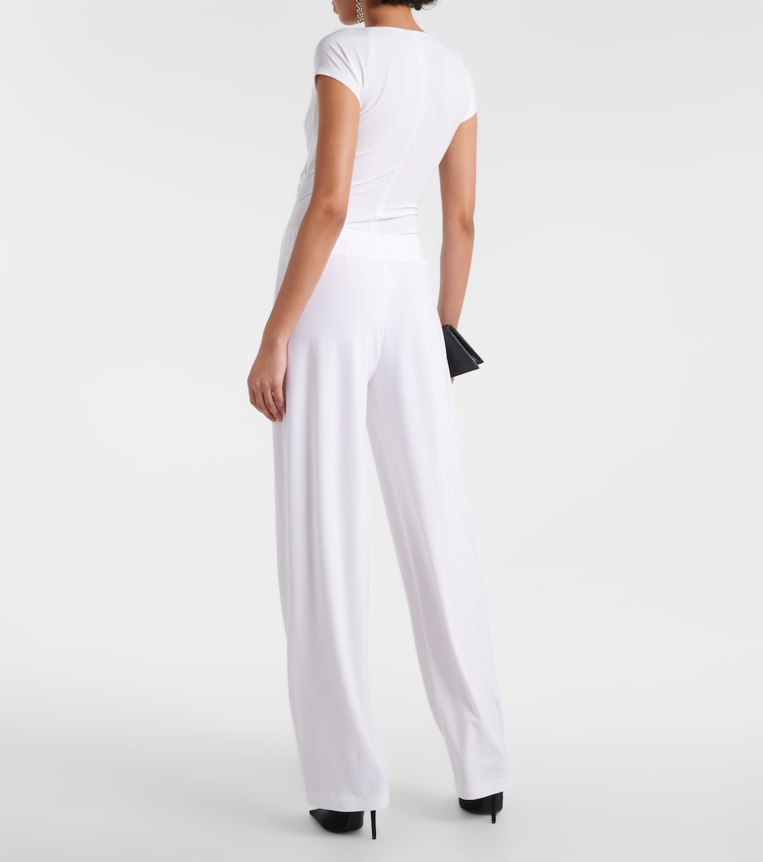 Pantalon ample à taille basse | Norma Kamali