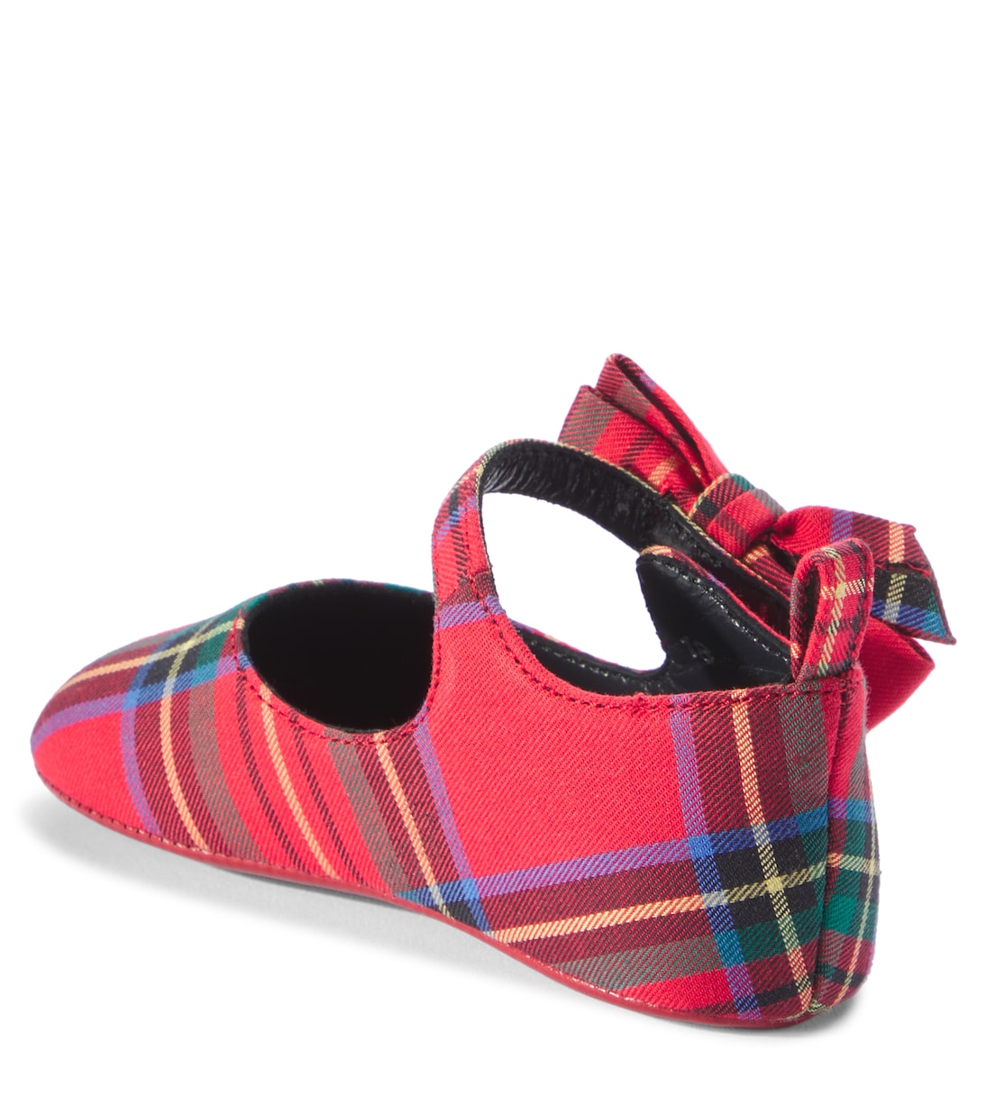 Baby Lou Babe checked Mary Jane flats | Christian Louboutin Kids