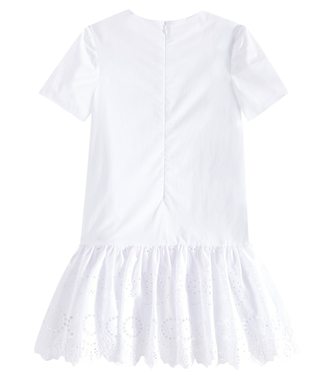 Robe brodée en coton à logo | Dolce&Gabbana Kids