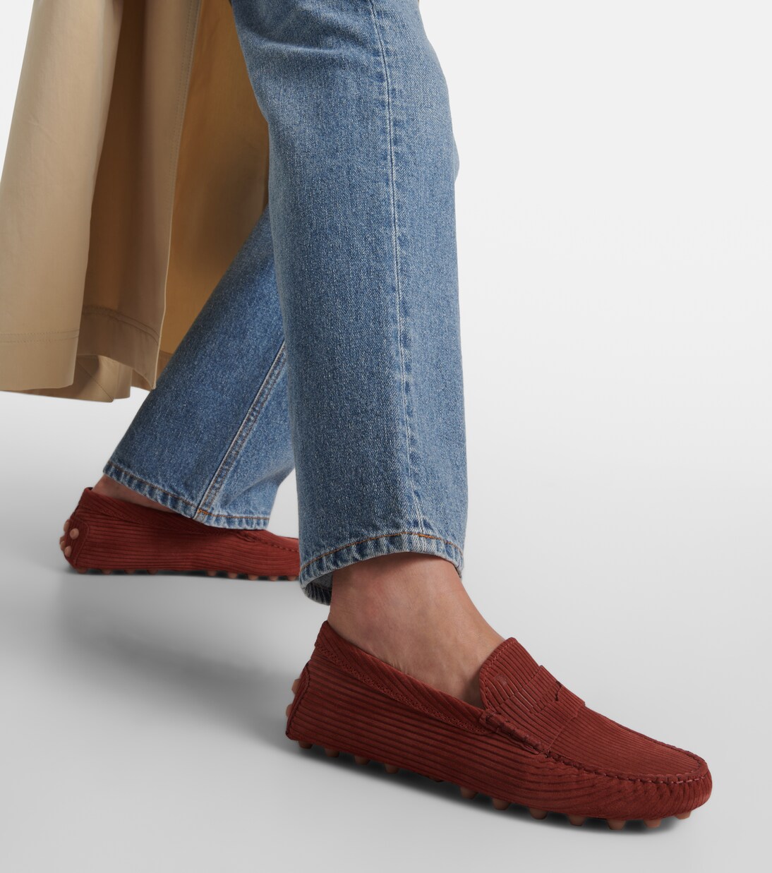 Mokassins Gommino Bubble aus Veloursleder | Tod's