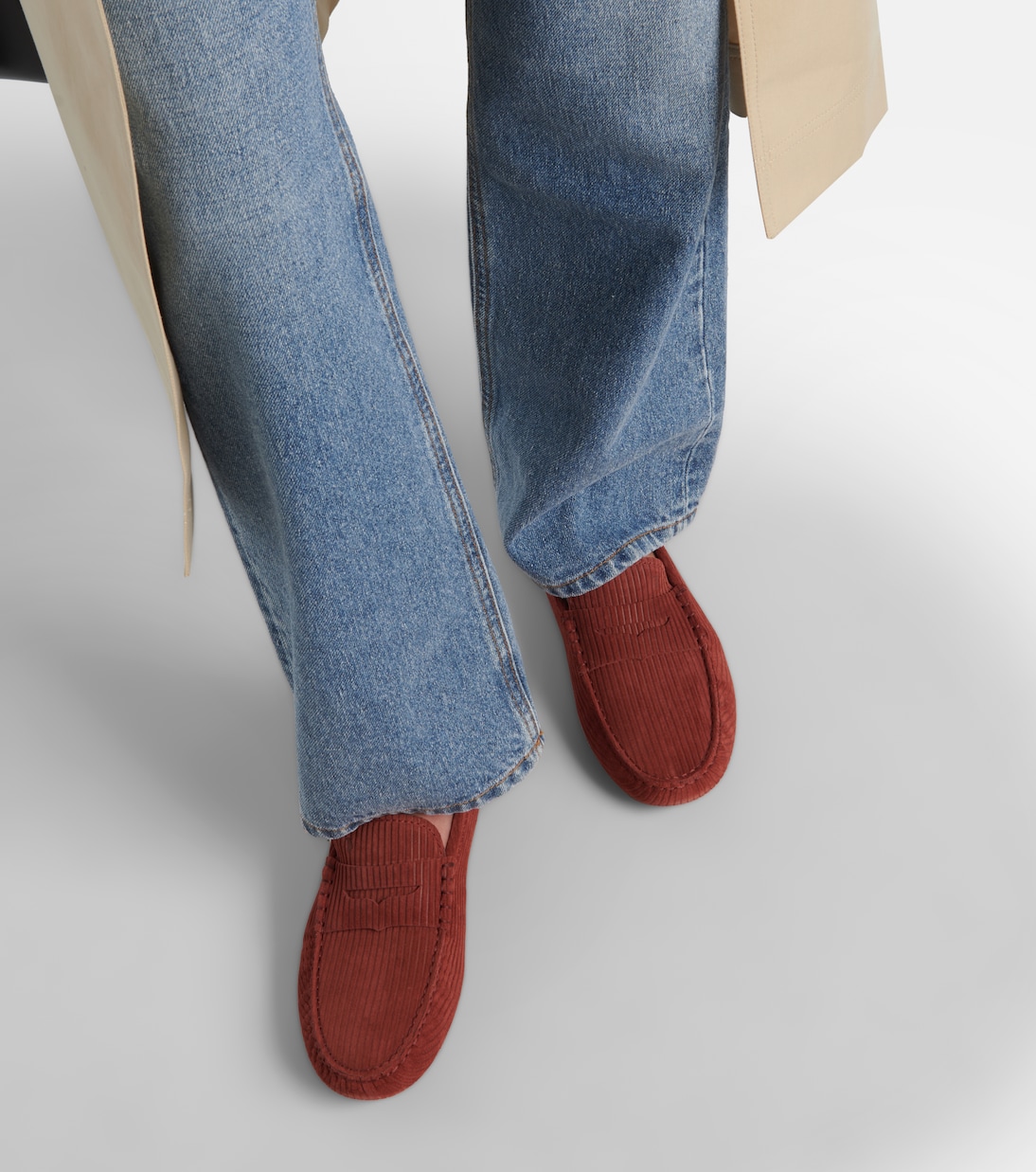 Mokassins Gommino Bubble aus Veloursleder | Tod's