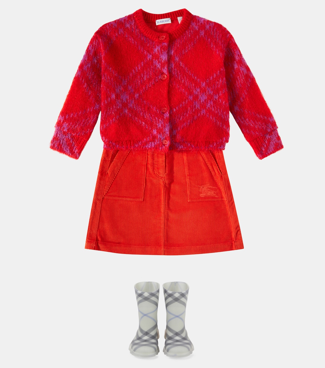 EKD cotton corduroy skirt | Burberry Kids