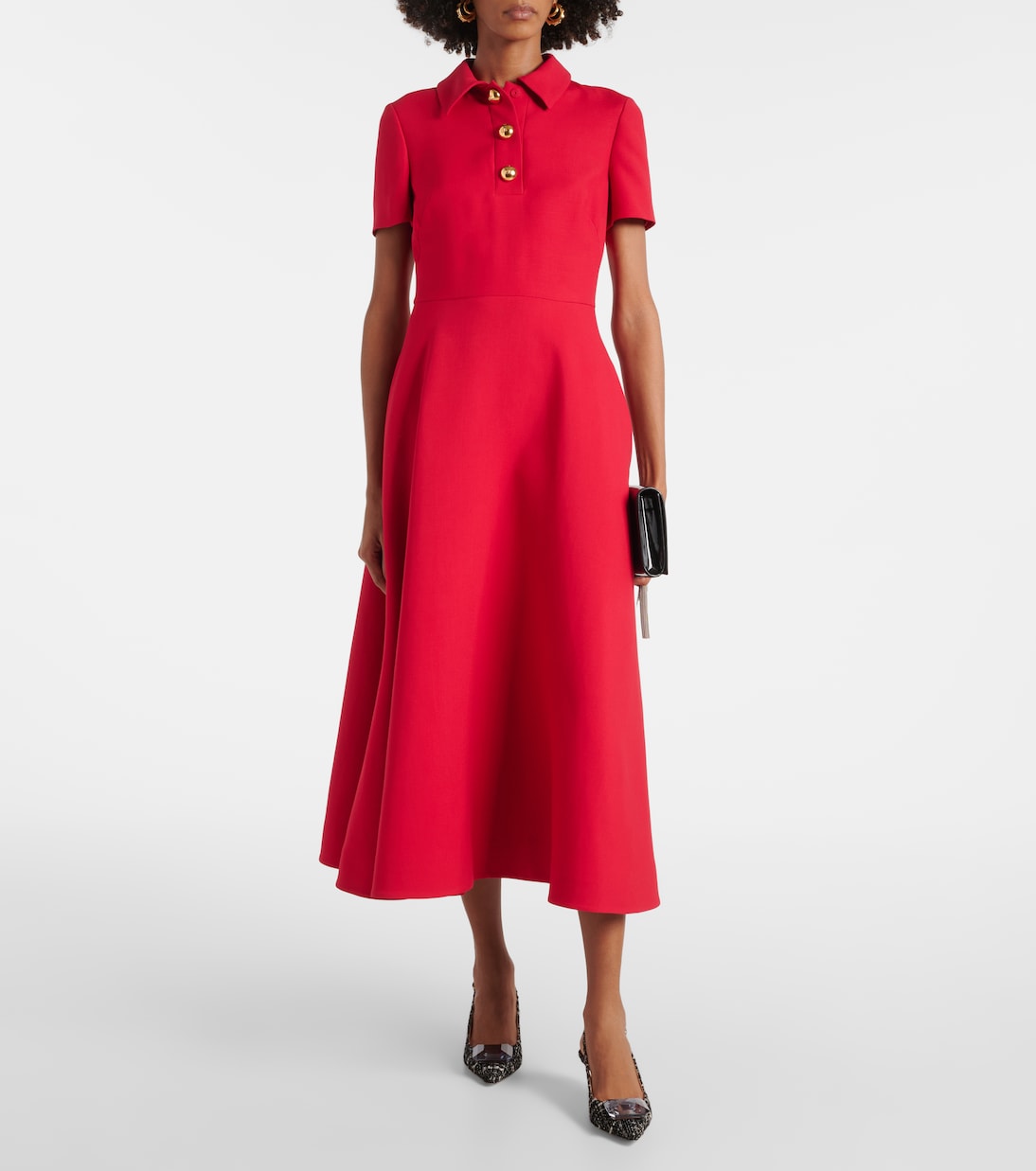 Jaipur 55 bouclé slingback pumps | Gianvito Rossi