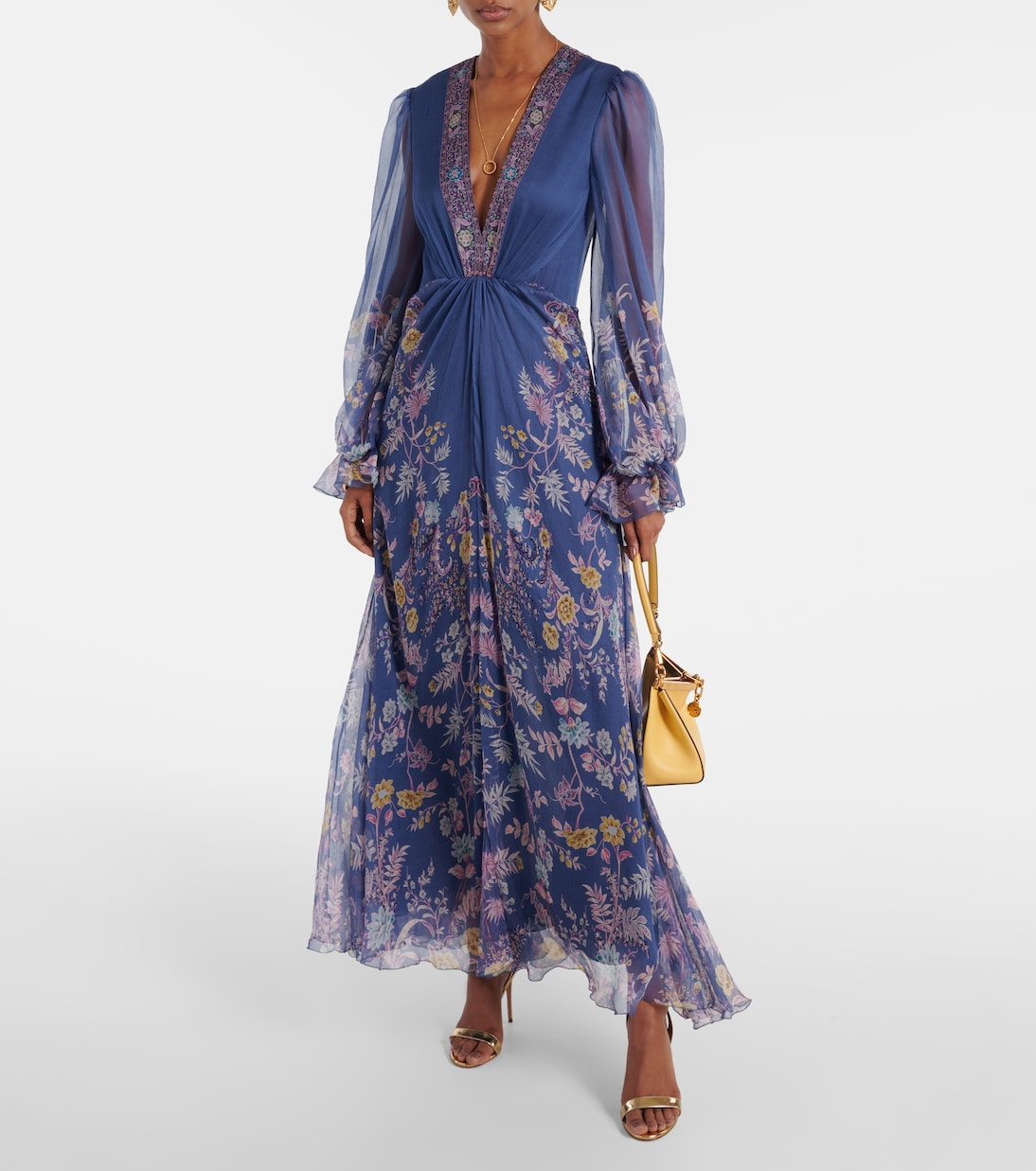 Bedruckte Robe aus Seide | Etro