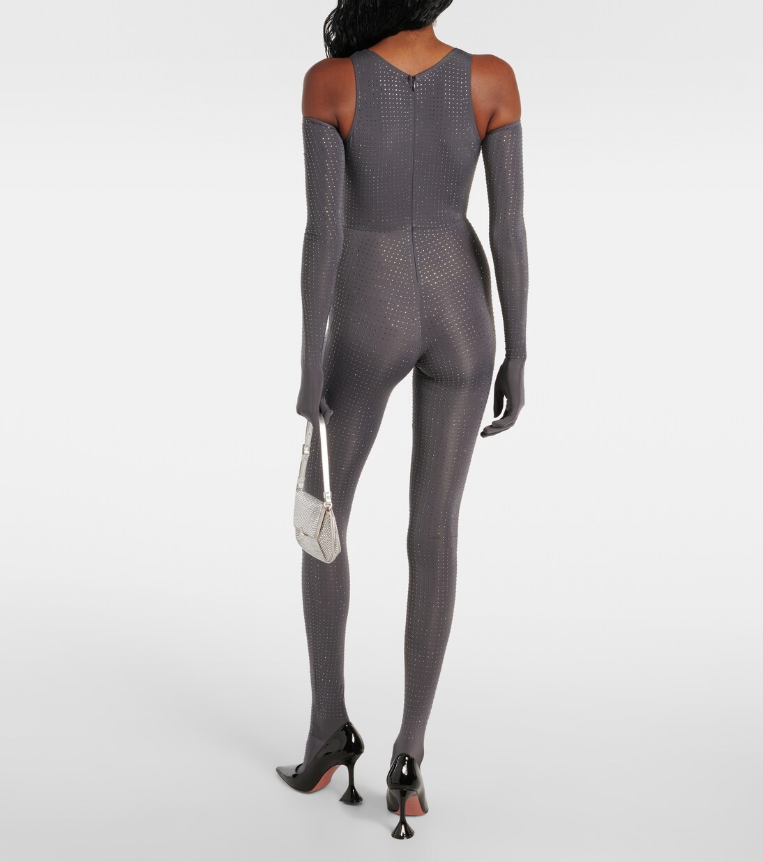 Crystal-embellished jersey catsuit | Alex Perry
