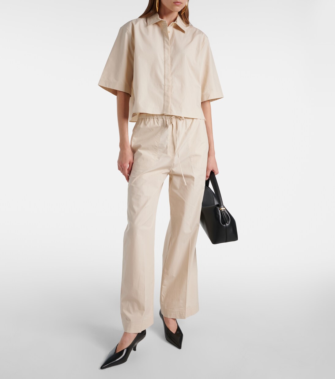 Camicia in cotone a righe | Toteme