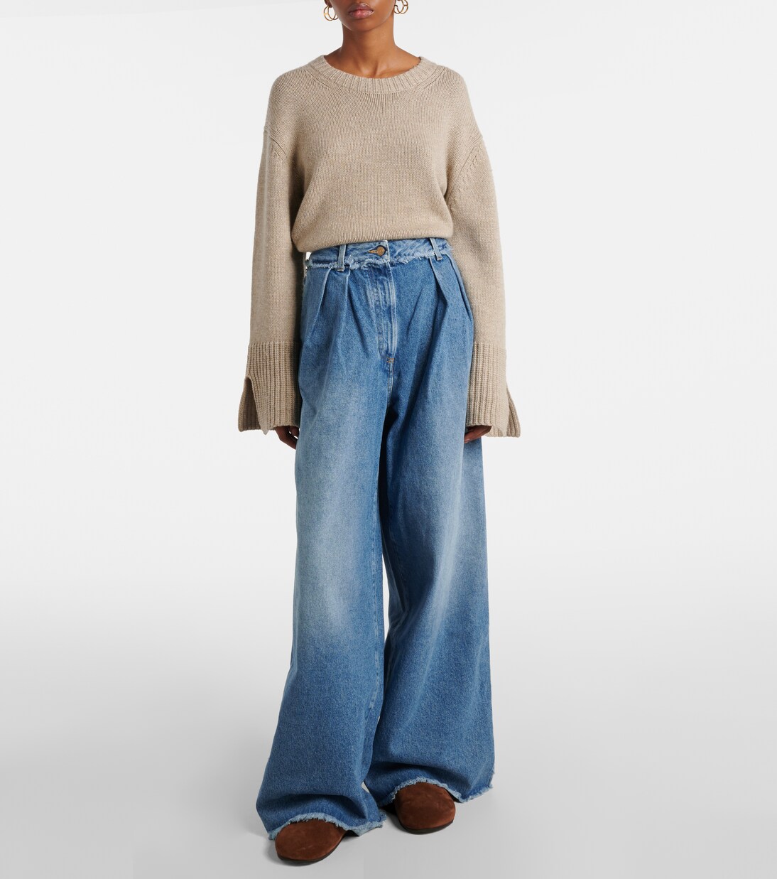 Wide-Leg Jeans | Alanui