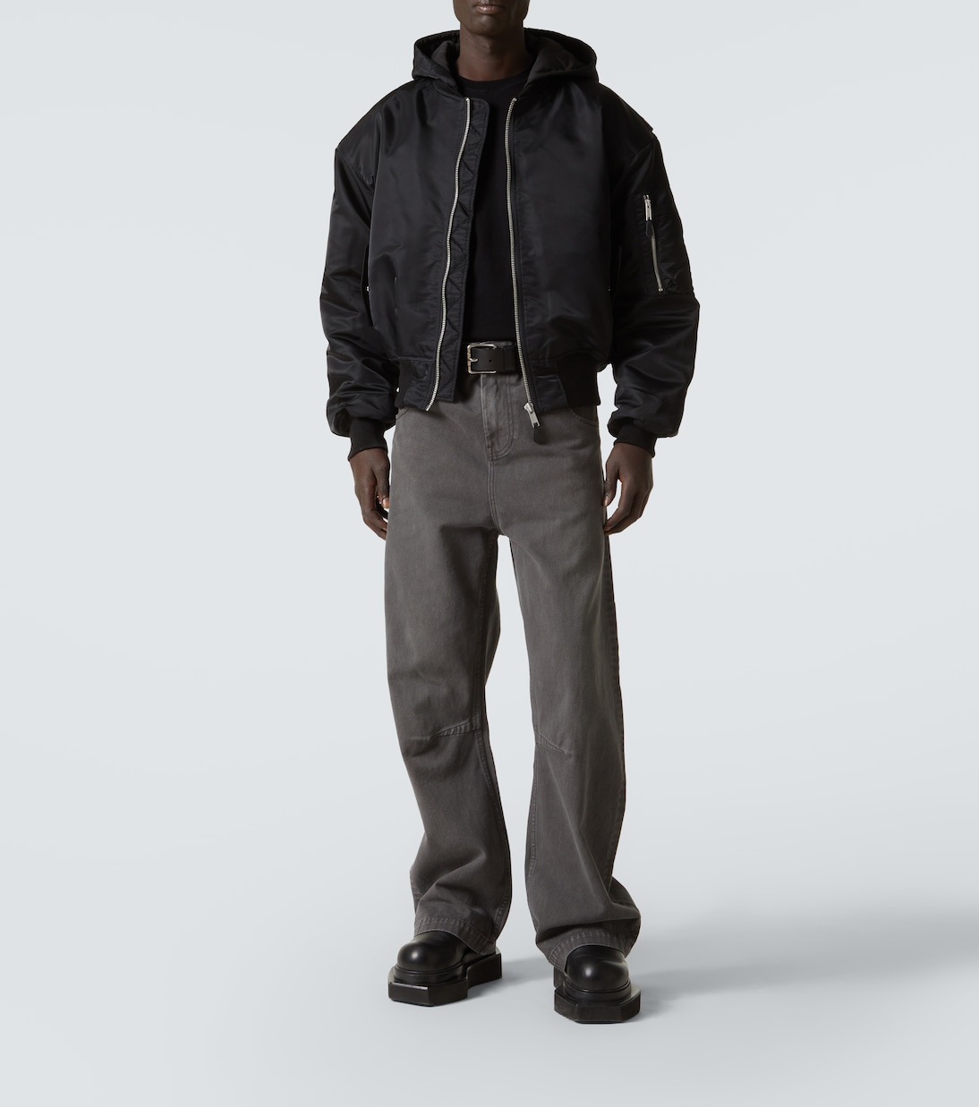 Hooded Broad bomber jacket | Entire Studios