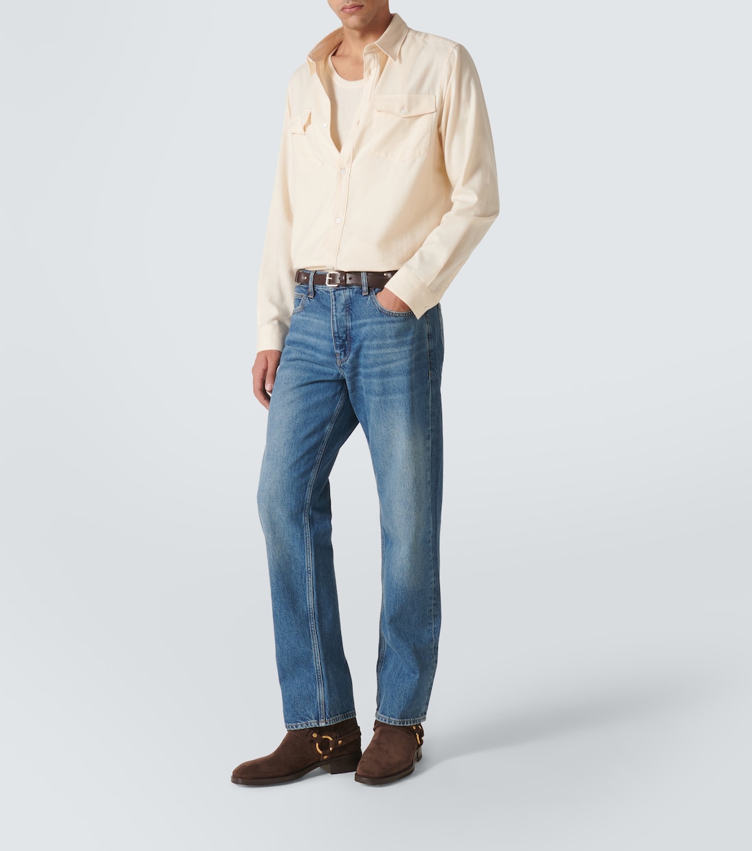 Cotton and wool shirt | Frame