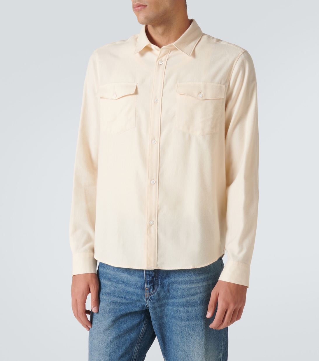 Cotton and wool shirt | Frame