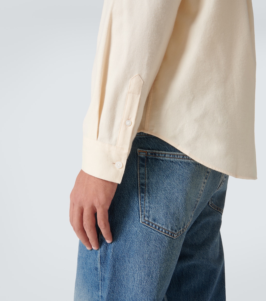 Cotton and wool shirt | Frame