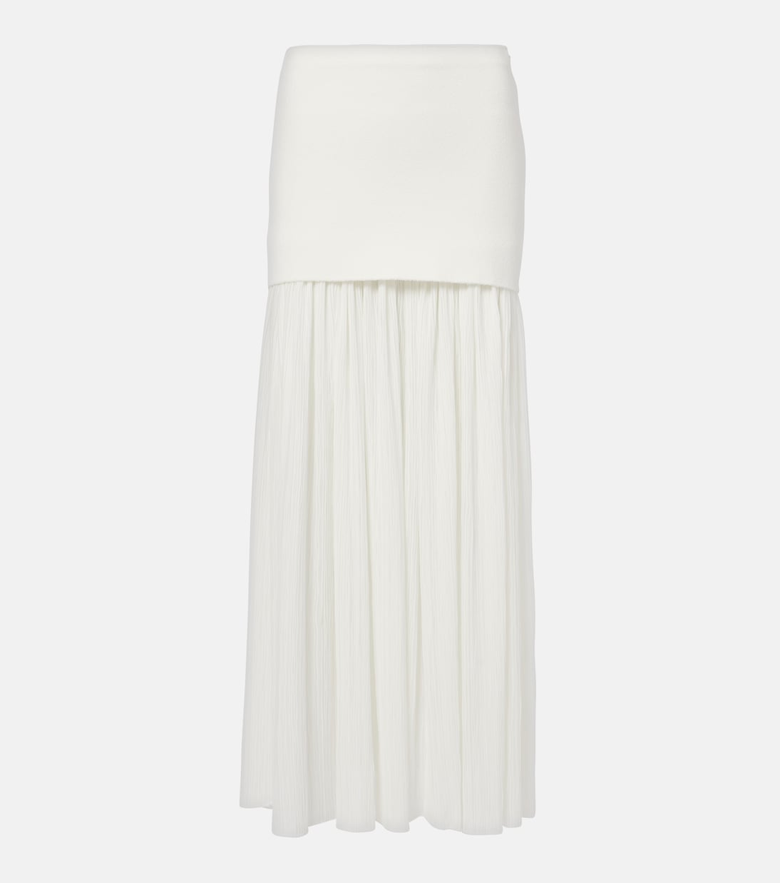 Paige pleated crêpe chiffon maxi skirt | Proenza Schouler