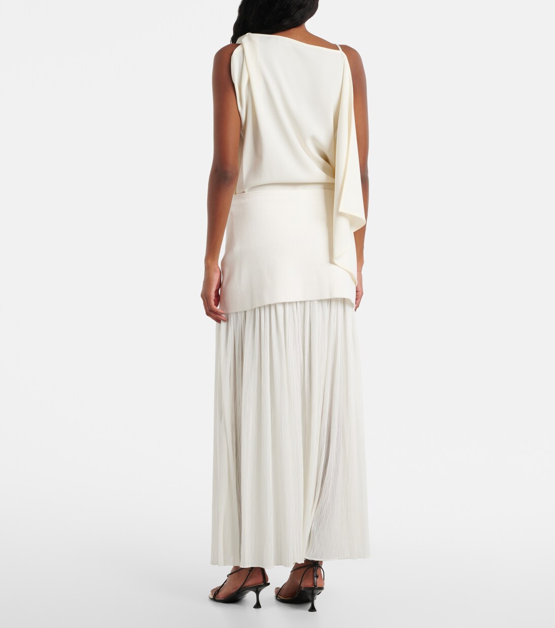 Paige pleated crêpe chiffon maxi skirt | Proenza Schouler
