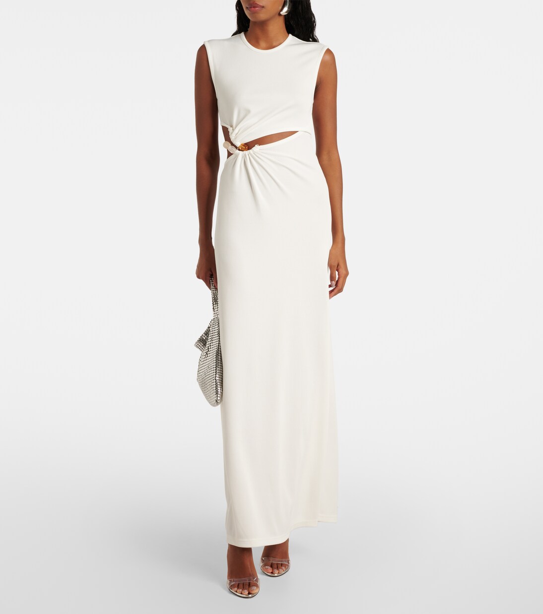 Robe longue Concave Stone | Christopher Esber